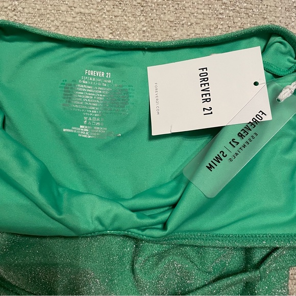 3/$25 NWT Forever 21 Shimmer Halter One-Piece Swimsuit - Small - Picture 11 of 12